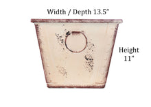 Load image into Gallery viewer, Square Garden Planter Farmhouse White