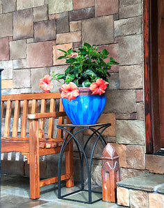 Garden Planter - Iris Blue